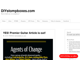 'diystompboxes.com' screenshot