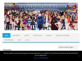 'sapphirefoxxbeyond.com' screenshot