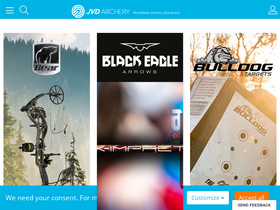 'jvd-archery.com' screenshot