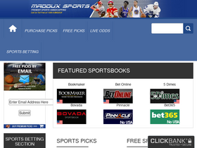 'madduxsports.com' screenshot