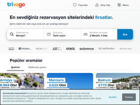 'trivago.com.tr' screenshot
