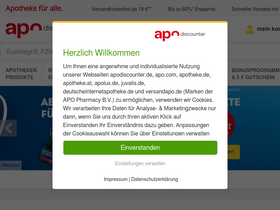 'apodiscounter.de' screenshot