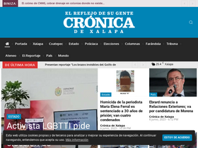 'cronicadexalapa.com.mx' screenshot