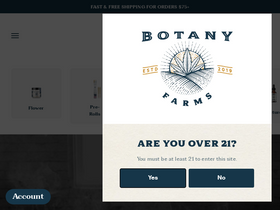 'botanyfarms.com' screenshot