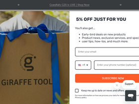 'giraffetools.com' screenshot