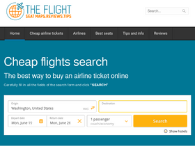 'theflight.info' screenshot