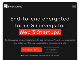 'blocksurvey.io' screenshot