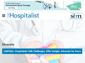 'the-hospitalist.org' screenshot