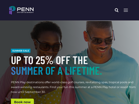 'pennentertainment.com' screenshot