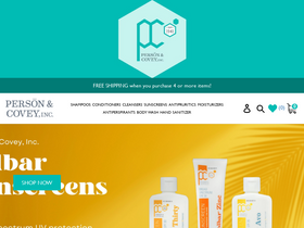 personandcovey.com homepage screenshot
