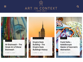 'artincontext.org' screenshot