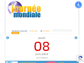 'journee-mondiale.com' screenshot