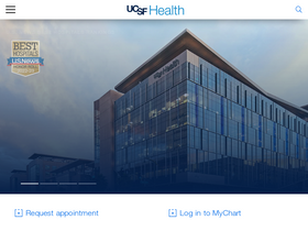 'ucsfhealth.org' screenshot