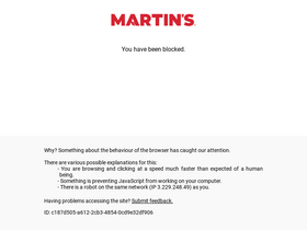 'martinsfoods.com' screenshot