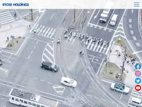 'ryobi-holdings.jp' screenshot