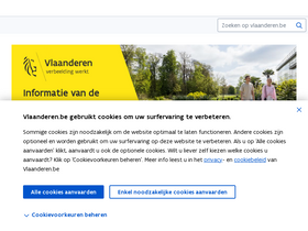 'vlaanderen.be' screenshot
