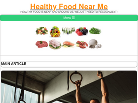 'healthy-food-near-me.com' screenshot