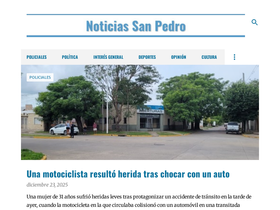 'notisanpedro.info' screenshot