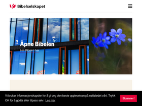 'bibel.no' screenshot