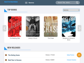 'novelfreereadonline.com' screenshot