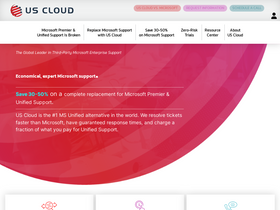 'uscloud.com' screenshot