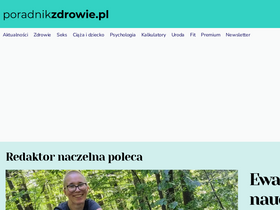 'poradnikzdrowie.pl' screenshot