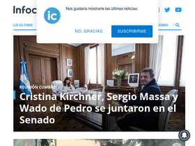 'infocielo.com' screenshot