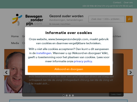 'bewegenzonderpijn.com' screenshot
