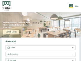 'weave-living.com' screenshot