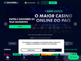 'solverde.pt' screenshot