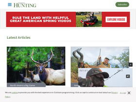 'petersenshunting.com' screenshot