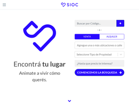 'sioc.com.ar' screenshot