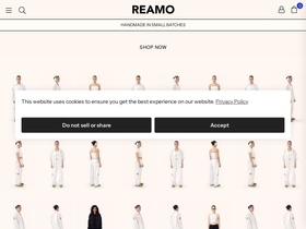 Reamoclo homepage screenshot