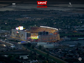 'levisstadium.com' screenshot