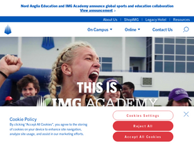 'imgacademy.com' screenshot