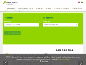 'subus.es' screenshot