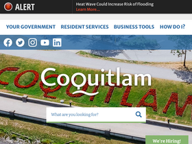 'coquitlam.ca' screenshot