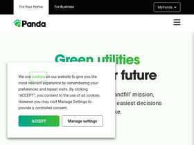 'panda.ie' screenshot