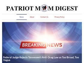 'patriotmomdigest.com' screenshot