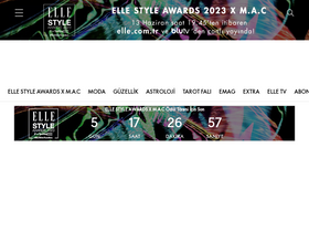 'elle.com.tr' screenshot