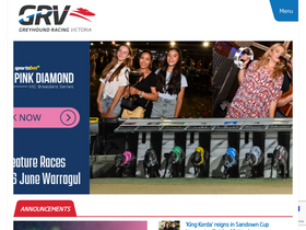 'grv.org.au' screenshot