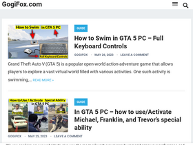 'gogifox.com' screenshot