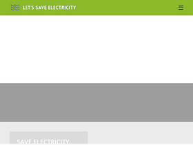 'letsavelectricity.com' screenshot