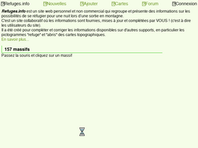 'refuges.info' screenshot