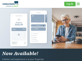 'westburybankwi.com' screenshot