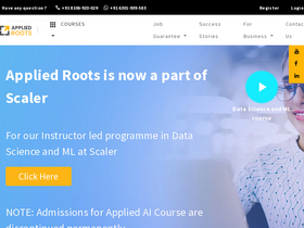 'appliedaicourse.com' screenshot