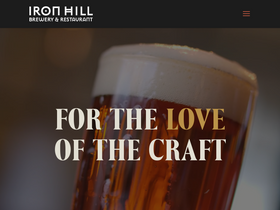 'ironhillbrewery.com' screenshot