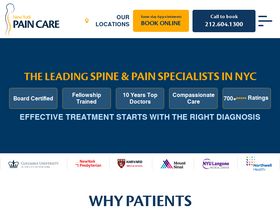 'newyorkpaincare.com' screenshot