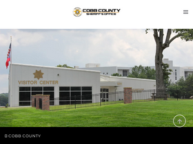 'cobbsheriff.org' screenshot