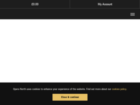 'operanorth.co.uk' screenshot